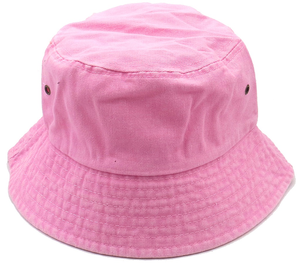 X-P6.2 HAT1103-002-2 Bucket Hat Cotton Pink