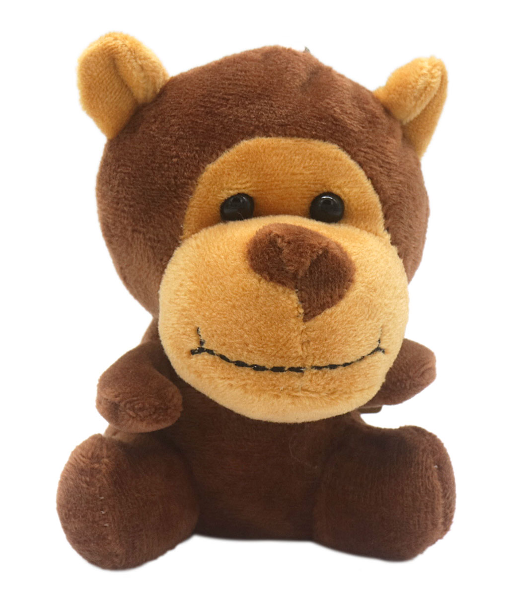 Y-B6.4 KY615-007 Plush Keychain Animals 11cm Mixed Designs - 1pc