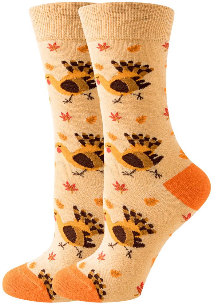 S-I7.3 SOCKS2512-105 Pair of Socks Size 36-43 Turkeys