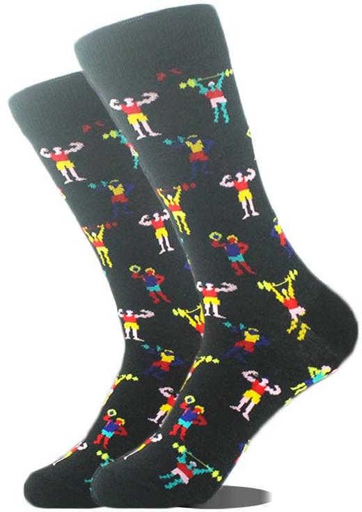 S-E1.2 SOCKS2607-019 Pair of Socks Size 38-45 Powerlifter