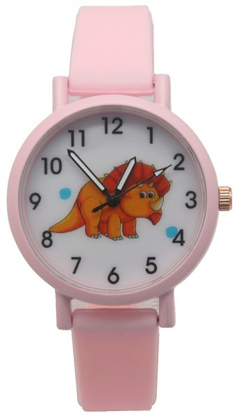 A-C16.3 W002-005 Kids Watch Dino 33mm Pink A-C16.3 W002-005 Kids Watch Dino 33mm Pink