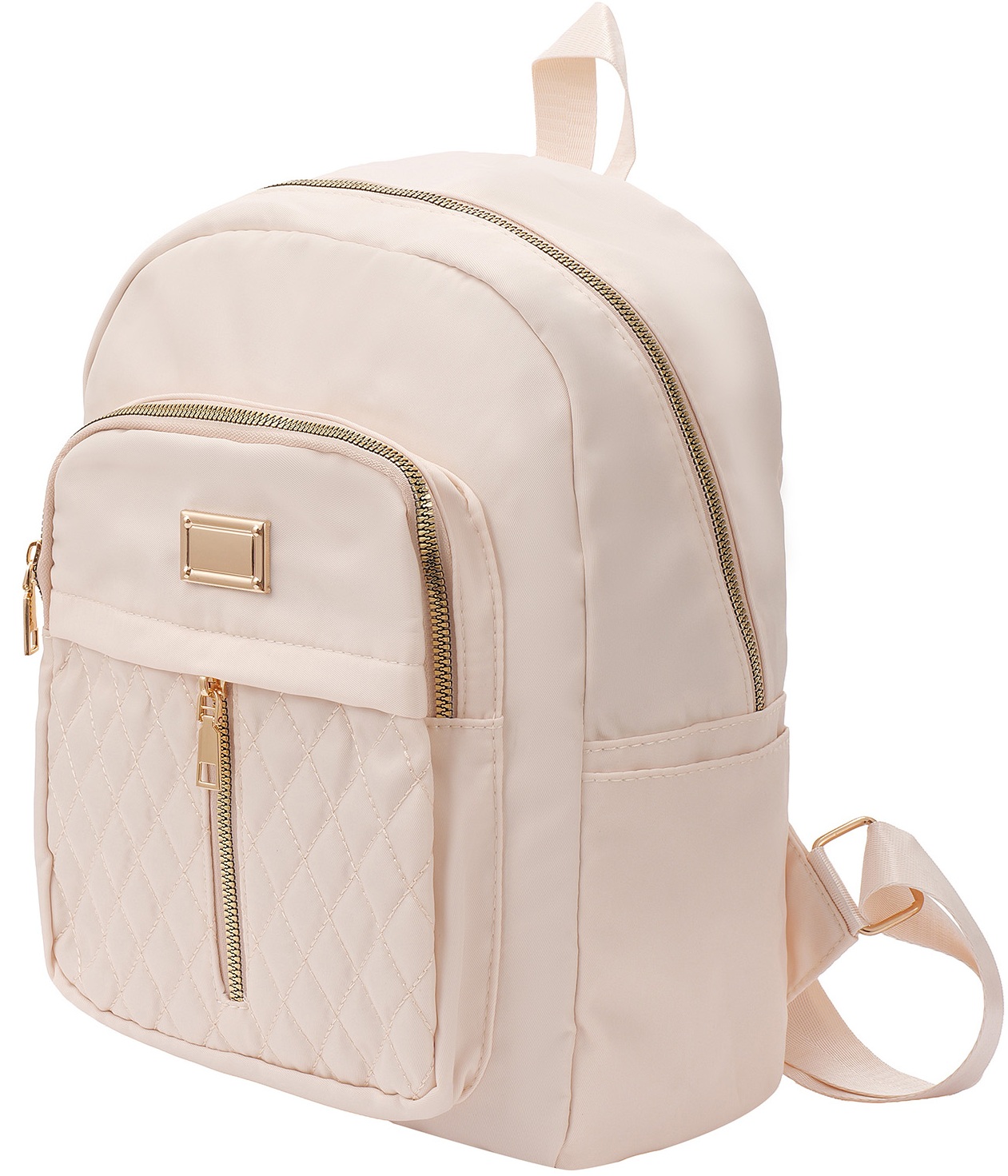 R-O6.1 BAG1118-001-2 PU Backpack 33x30cm White