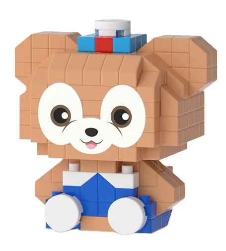Q-B7.1 M1029 Micro Puzzle Building Blocks Bear 4.5cm Q-B7.1 M1029 Micro Puzzle Building Blocks Bear 4.5cm