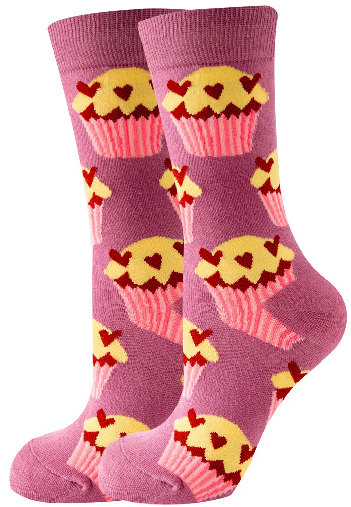 S-G3.1 SOCK2246-069-39 Pair of Socks Size 36-43 Cupcakes