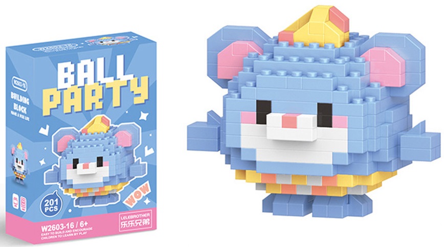 T-F3.2 W2603-16 Mini Building Block Set Mouse