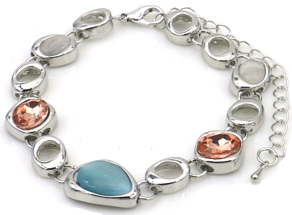 D-A3.3 B1145-007S Fashion Bracelet 16-21cm Silver