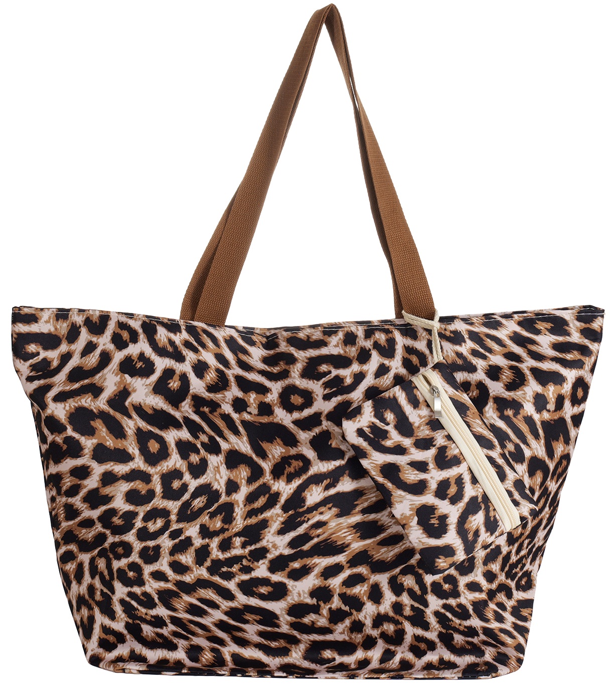 Q-N6.1 BAG1111-005 Beach Bag Leopard  63x40x25cm