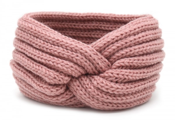 I-A24.1 H401-001I Knitted Headband Old Pink I-A24.1 H401-001I Knitted Headband Old Pink