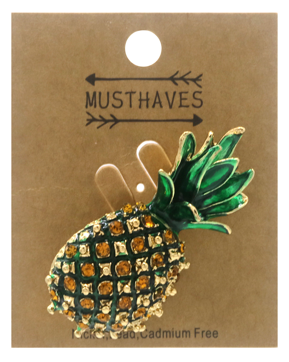 I-F2.2 P1035-007 Brooch Pineapple 5.5cm
