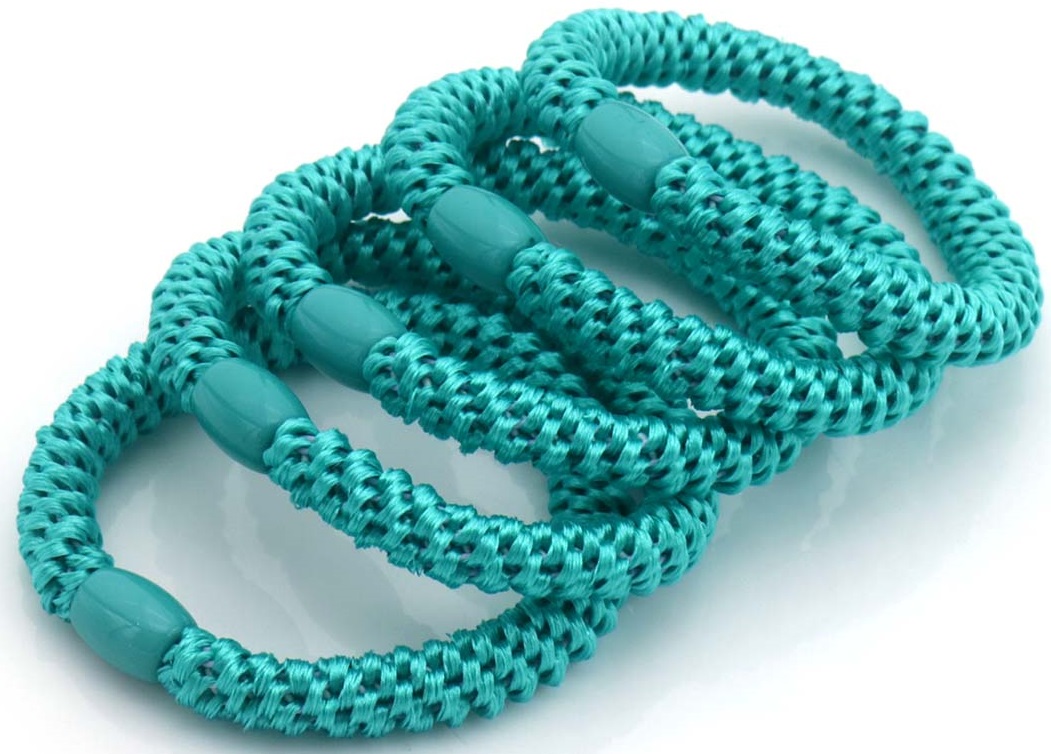 H-C1.1 H2253-004-XD6249 Hair Tie Set 5pcs Blue