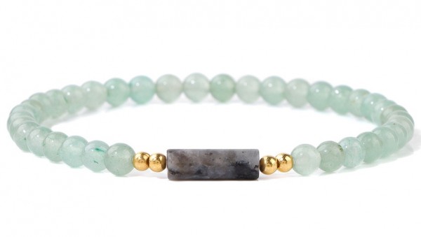 F-C6.5  B081-026 Bracelet Green Aventurine