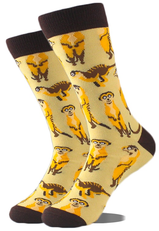 S-E1.4 SOCKS2607-004 Pair of Socks Size 38-45 Meerkat