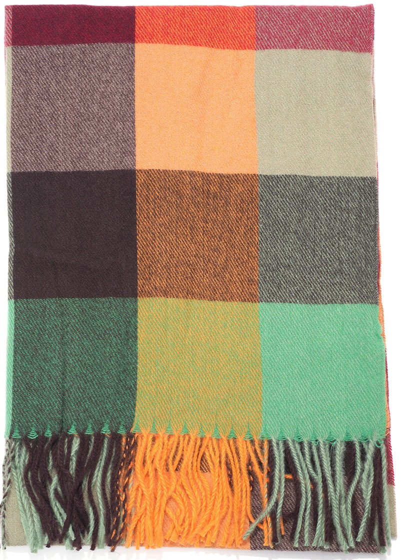 I-D22.2  SCARF705-100-4 Scarf Soft Checkered 180x70cm