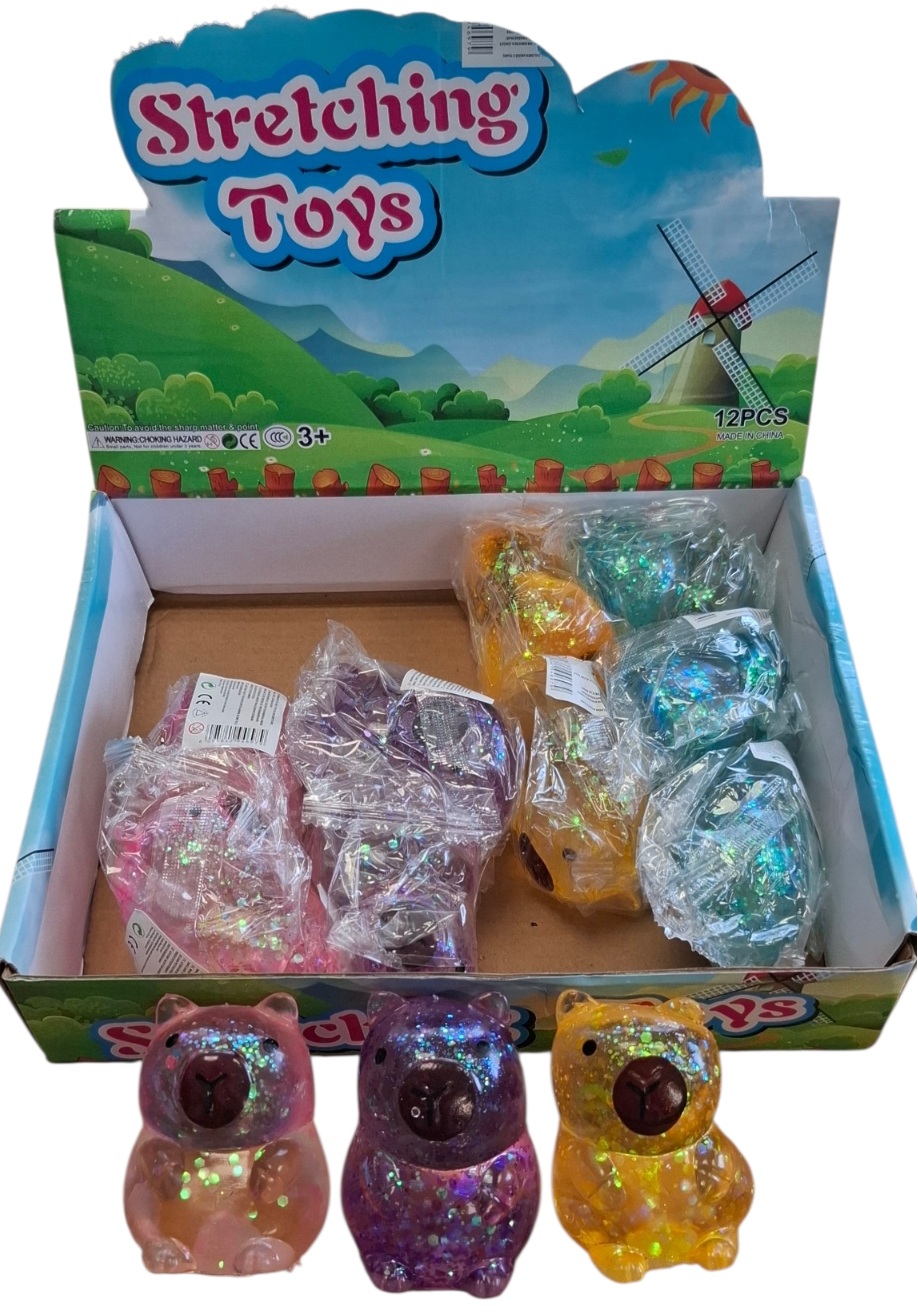 Z-E3.5 Sugar Squishy 7cm Capybara- 12pcs