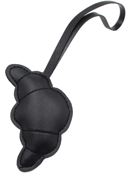X-L7.2 KY2555-003-2 Keychain PU Croissant 9.5cm