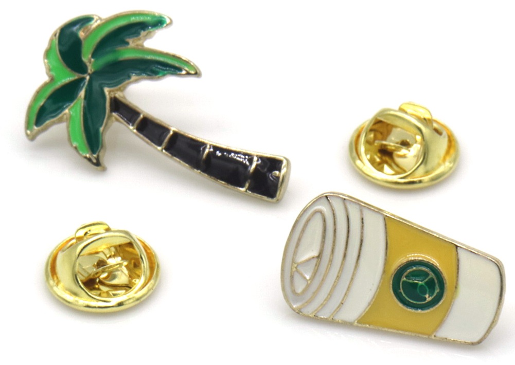 C-C4.3 PIN2557-041-2 Set of Pins Coffee - Palmtree