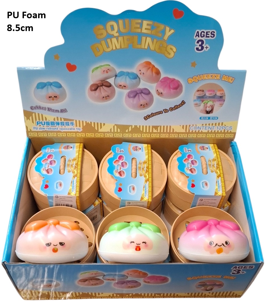 Y-E5.1 Dumpling PU Foam Slow Rising 8.5cm - 12pcs