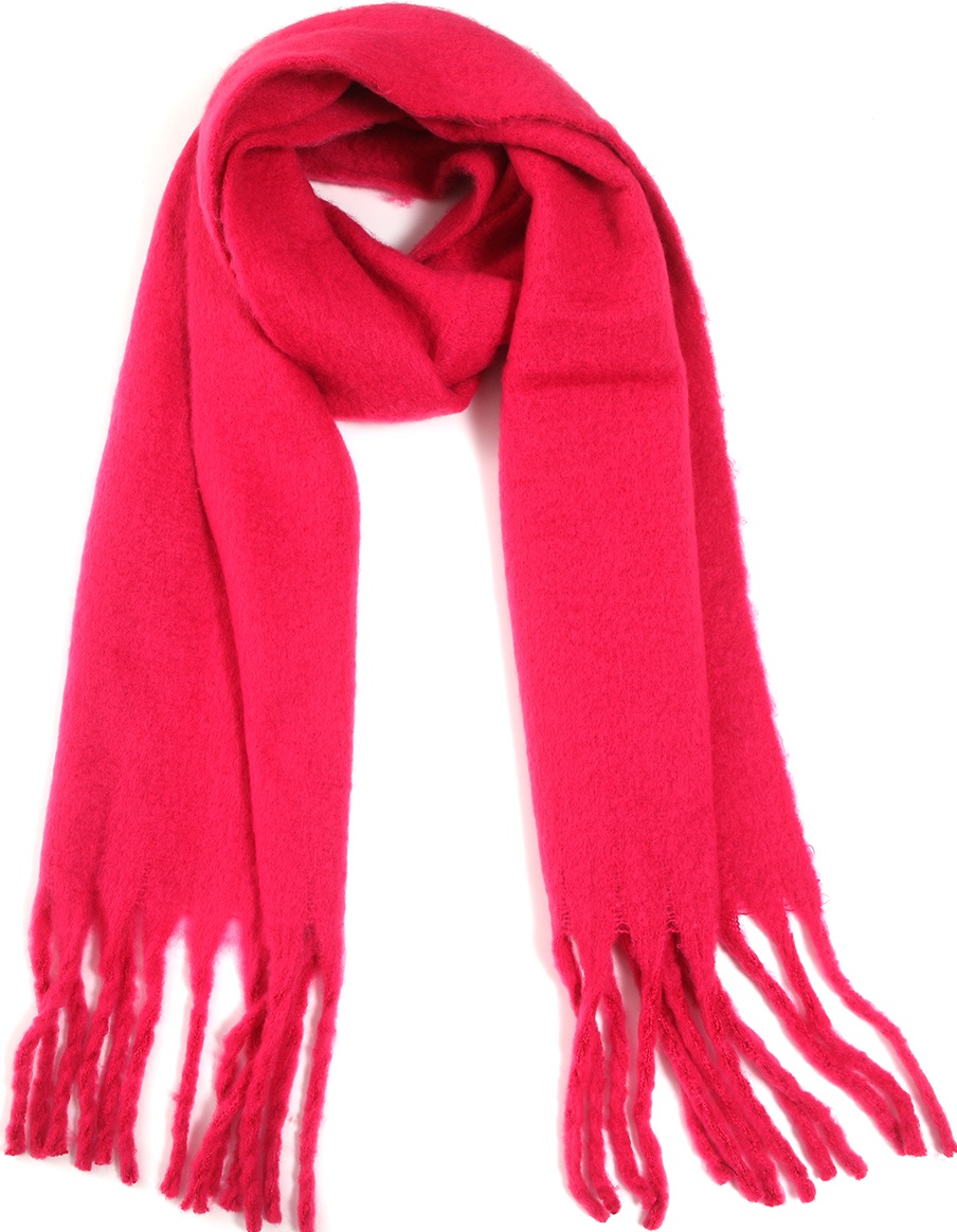 T-B1.1 SCARF705-002 No. 1 Scarf Tassels 200x43cm Pink
