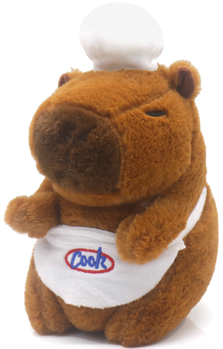 Z-F5.7 TOY939-021 Plusch Capybara Cook 21cm