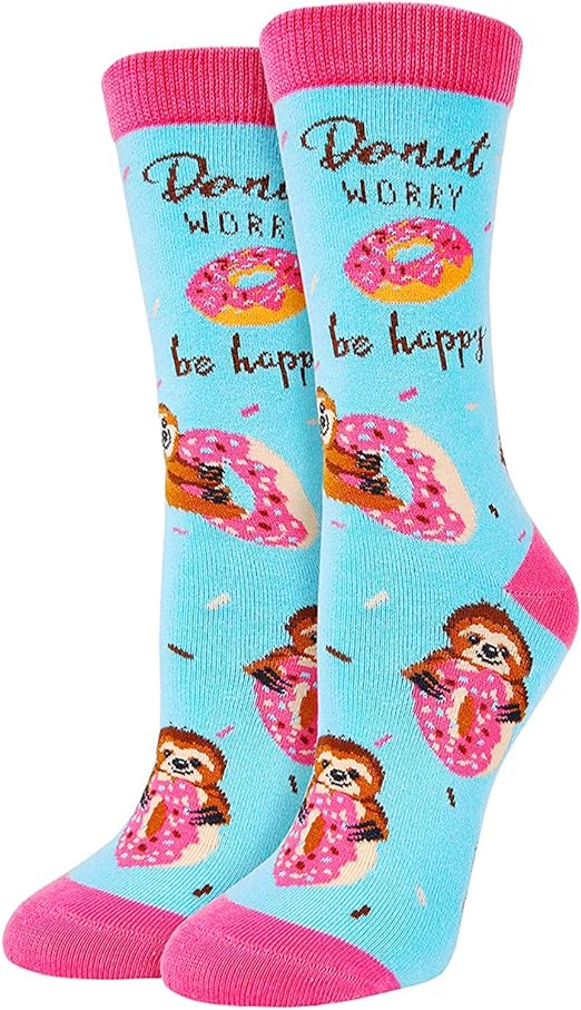 S-F5.3 SOCKS2512-062 Pair of Socks Size 38-45 Donuts