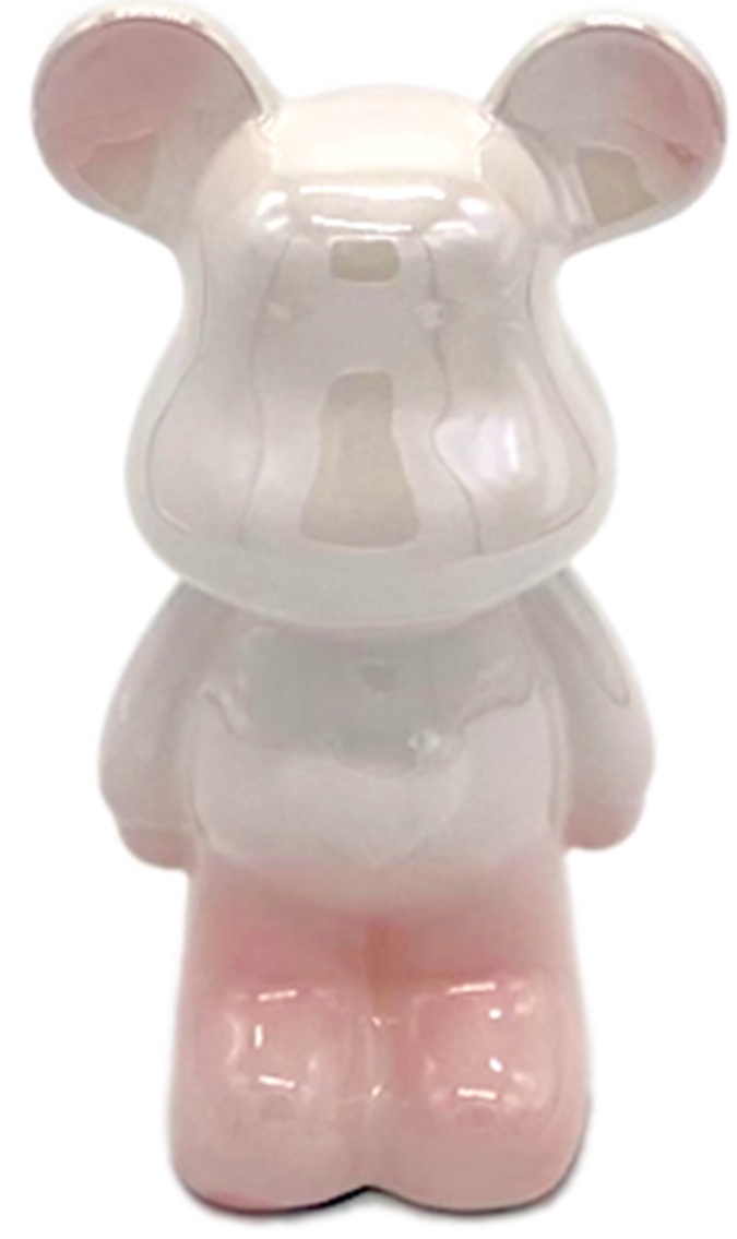 Q-L4.1 DC1048-001-3 Ceramic Bear 18cm Pink