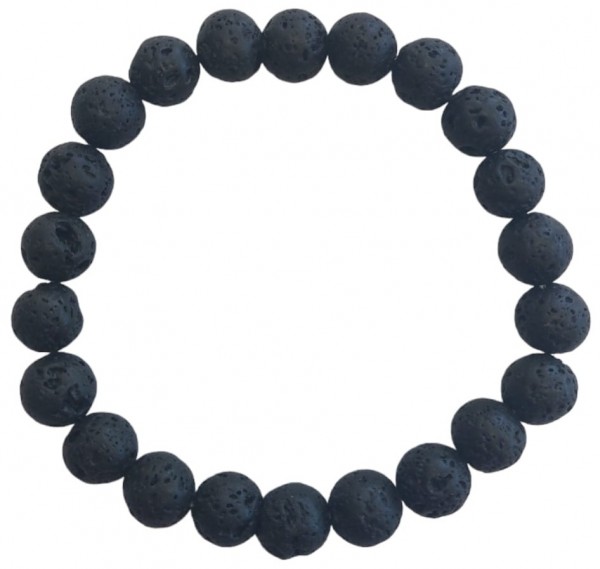 F-F3.3 B2347-046 Bracelet 10mm Volcanic Stone 23cm