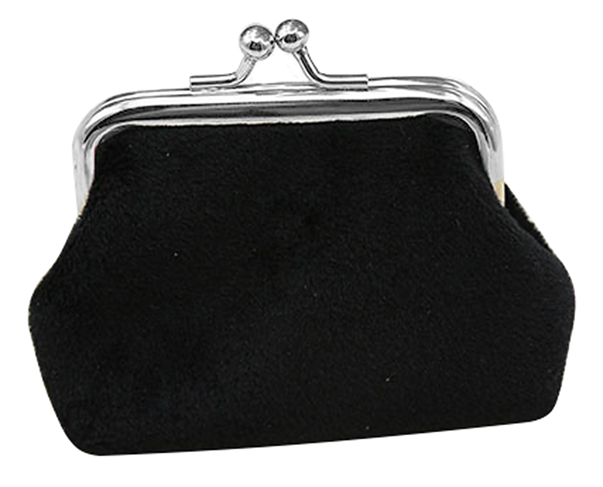 X-H6.2 WA100-022 Small PU Wallet 10x7cm Black