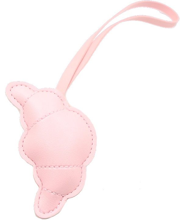 X-C3.1  KY2555-003-1 Keychain PU Croissant 9.5cm