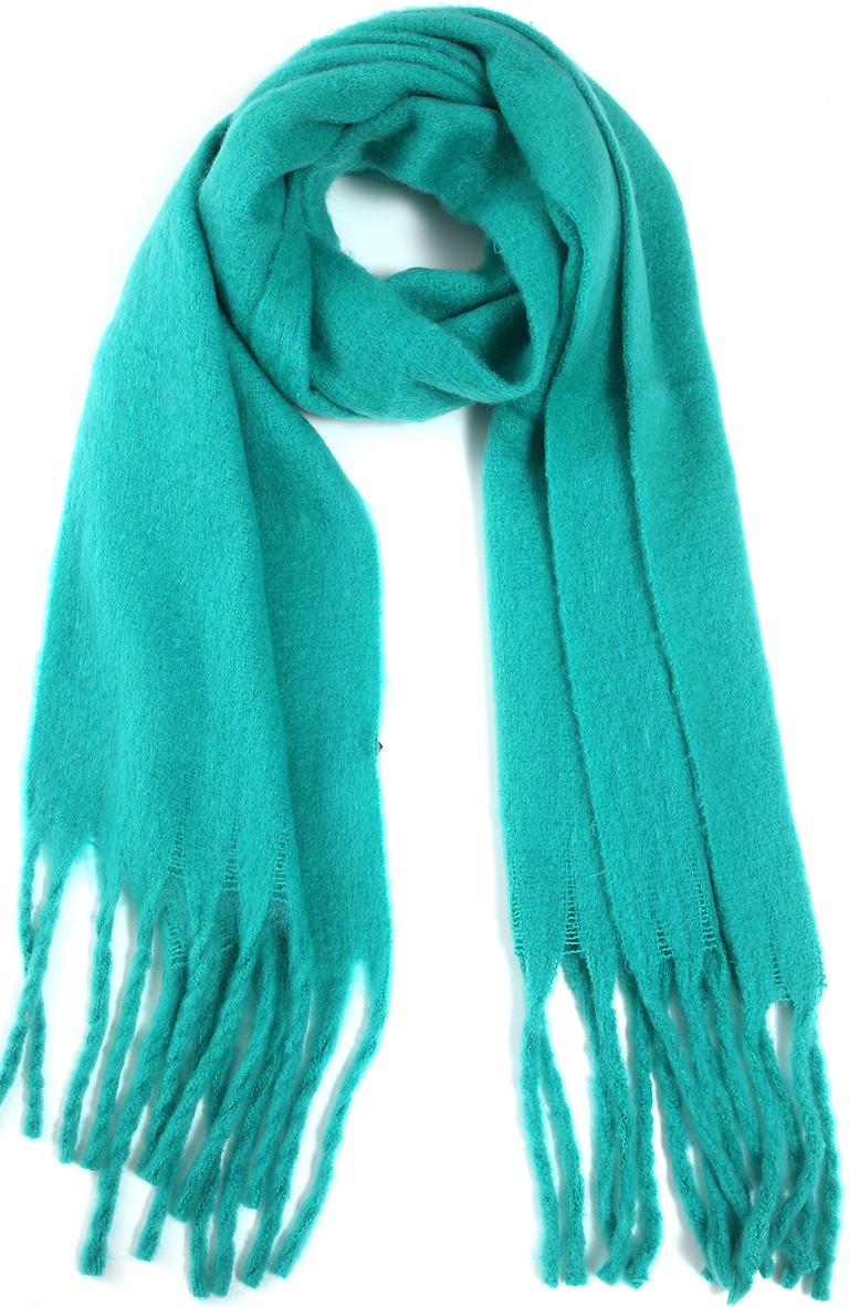  Y-B1.4 SCARF705-002 No. 10 Scarf Tassels 200x43cm Blue