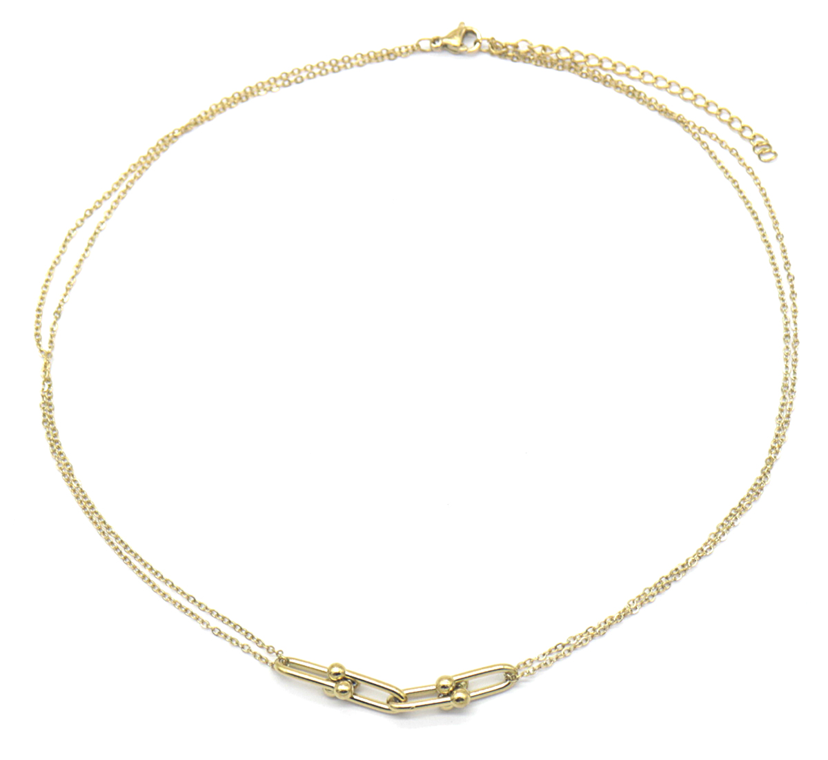 D-F23.2 N031-037G S. Steel Necklace
