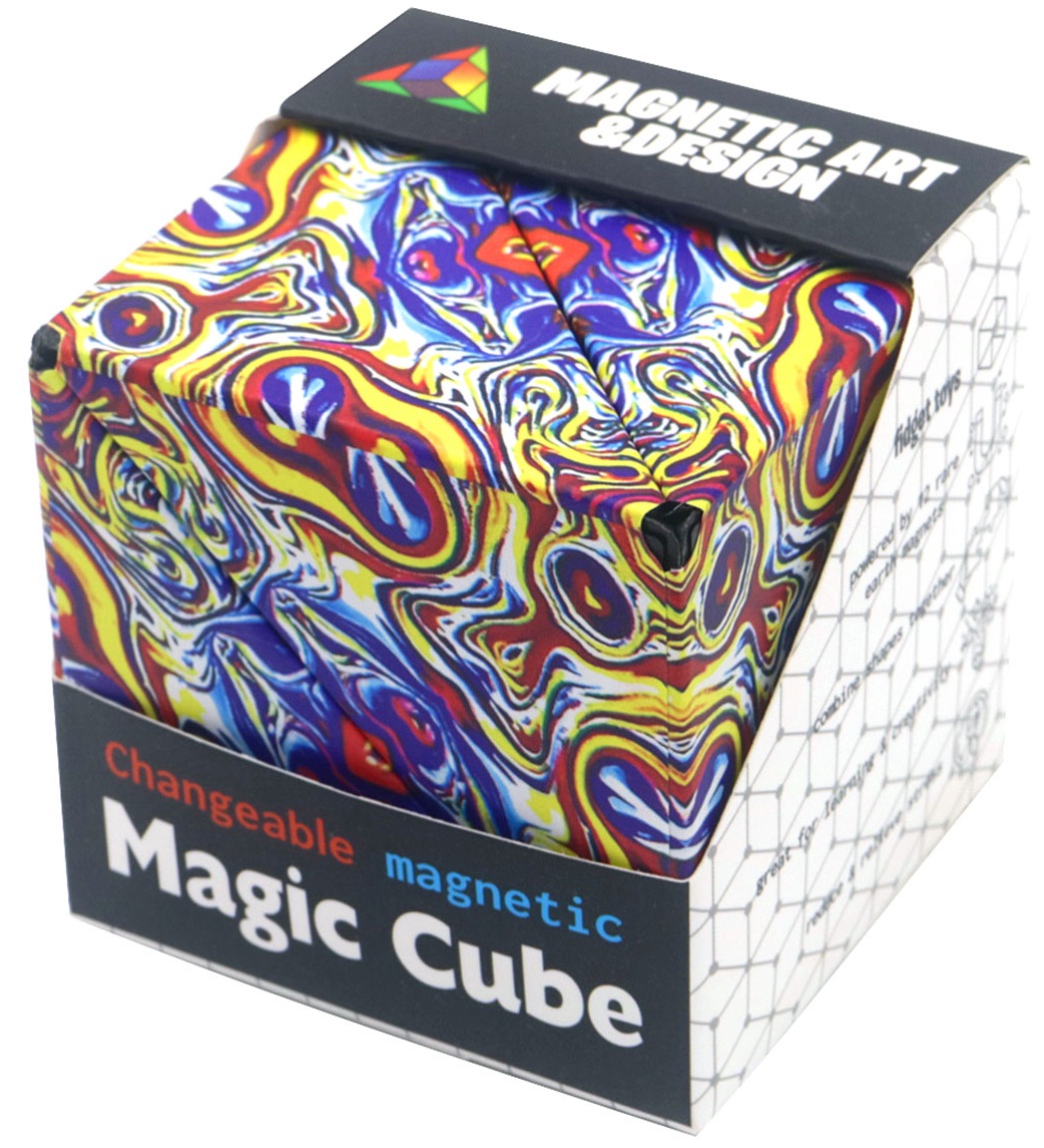 Q-O8.2 TOY2425-002 Fidget Magic Cube 6x6cm
