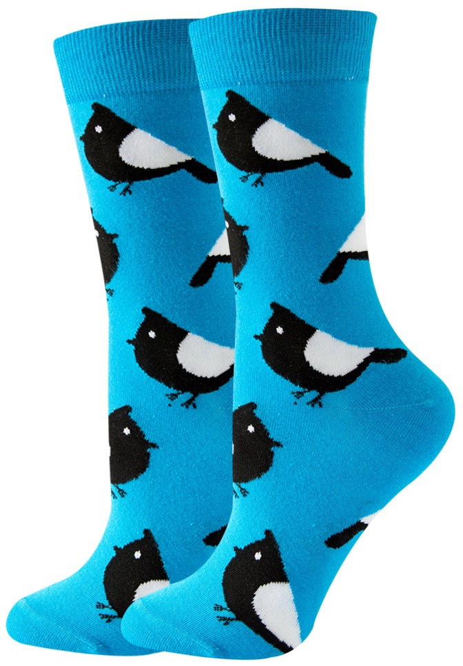 S-H1.1 SOCK2246-069 Pair of Socks - 38-45 - Birds