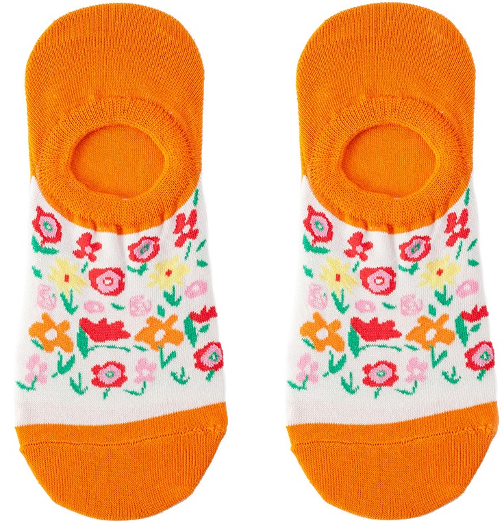S-A8.5 2316-132-49 Ankle Socks Size 36-43 Flowers S-A8.5 2316-132-49 Ankle Socks Size 36-43 Flowers
