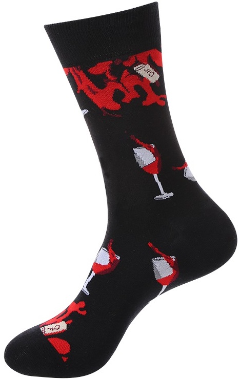 S-J3.3 SOCKS2316-021 Pair of Socks Size 38-45 Wine