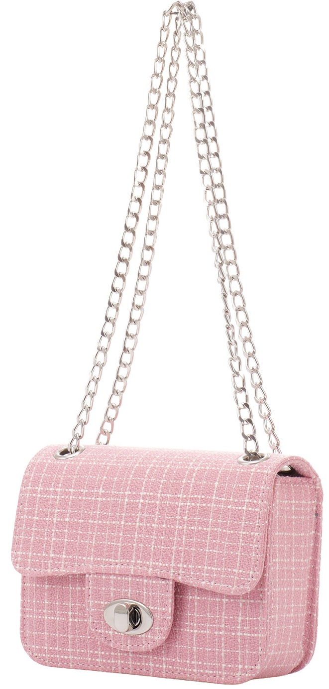 T-N6.2 BAG1117-004-1 PU Bag 18.5x13.5x6.5cm Pink