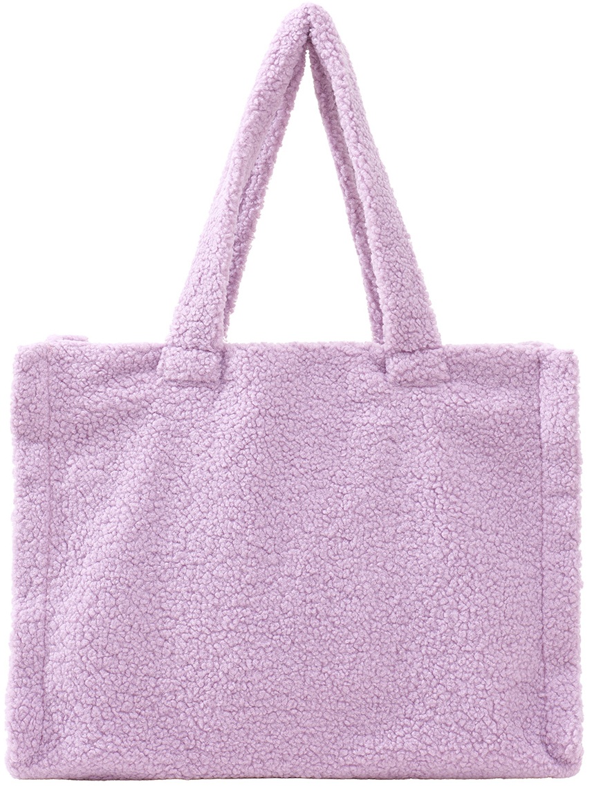 Z-F2.1 BAG1013-001-6 Shopper Bag Teddy 43x30x11.5cm Purple