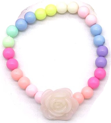 C-C7.1 B2375-087 Bracelet for Kids Flower - Mixed Colors