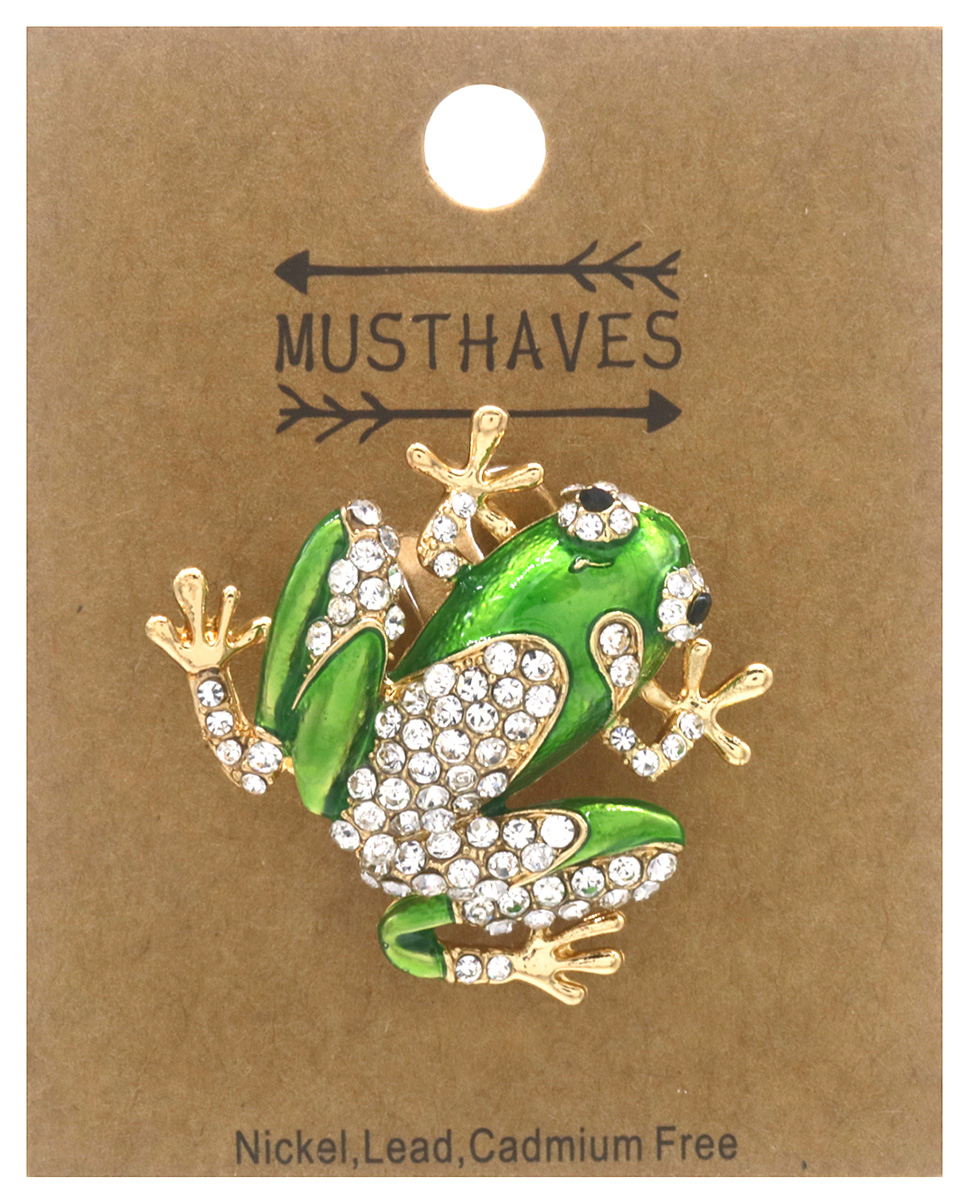 E-E22.2 P1035-025 Brooch Frog 3.5cm