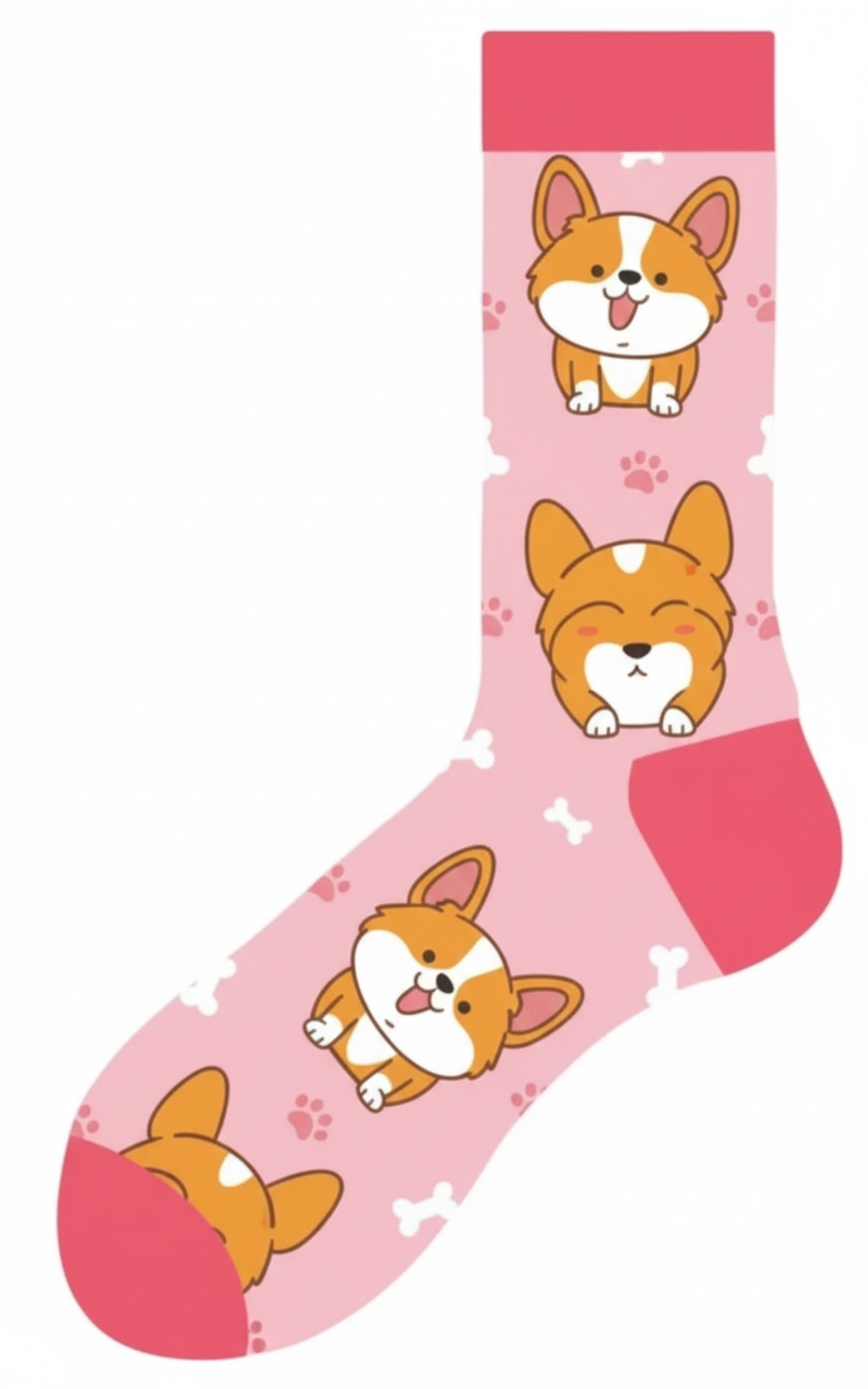 S-F6.1 SOCKS2512-231 Pair of Socks Size 36-43 Dog