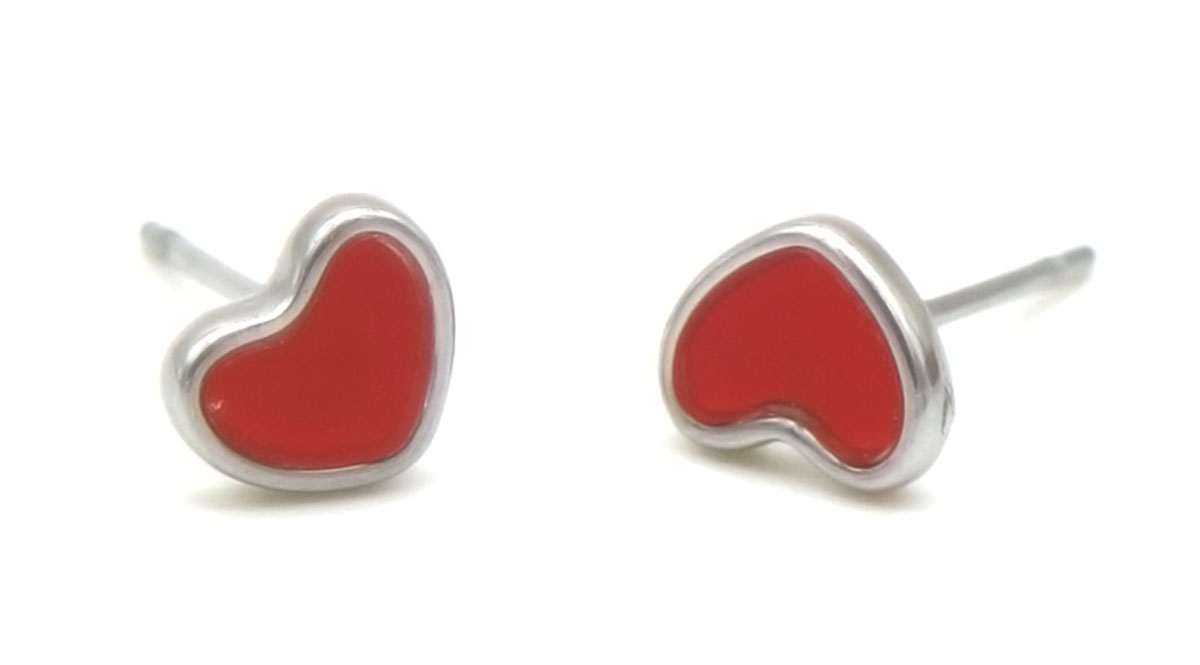 F-F5.3 E103-092S S. Steel Stud 6mm Heart