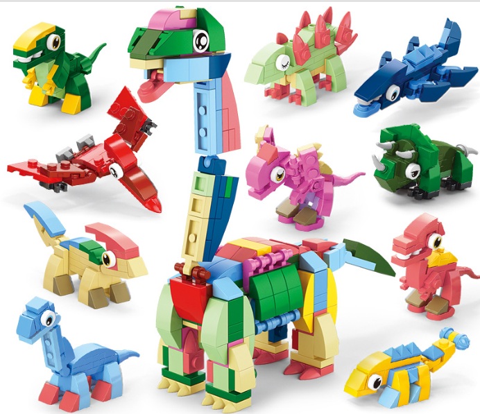 Y-B6.4 TOY9106 Building Blocks Sets 10 in 1 in display - 10pcs