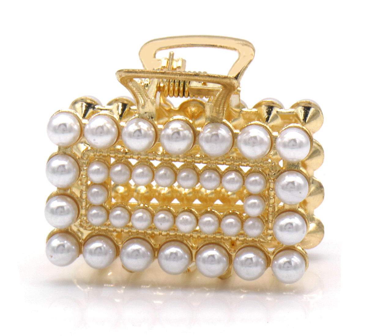 J-E5.1 H1039-019G Hair Claw Pearls 4cm