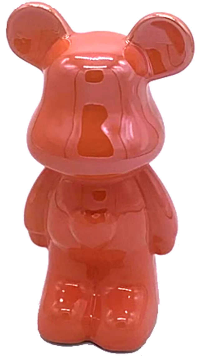Q-L7.2 DC1048-001-1 Ceramic Bear 18cm Orange