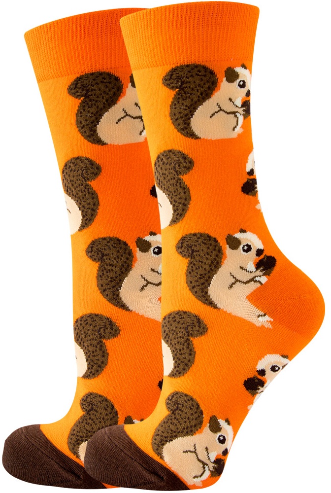 S-K4.2 SOCKS2246-069-24 Pair of Socks Size 36-43 Squirrels