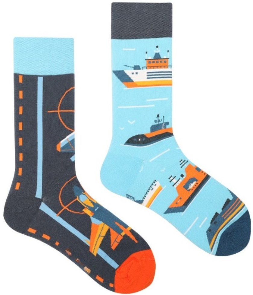 S-H6.1  SOCK2368-030 Pair of Socks Size 38-45 Navy-Airforce