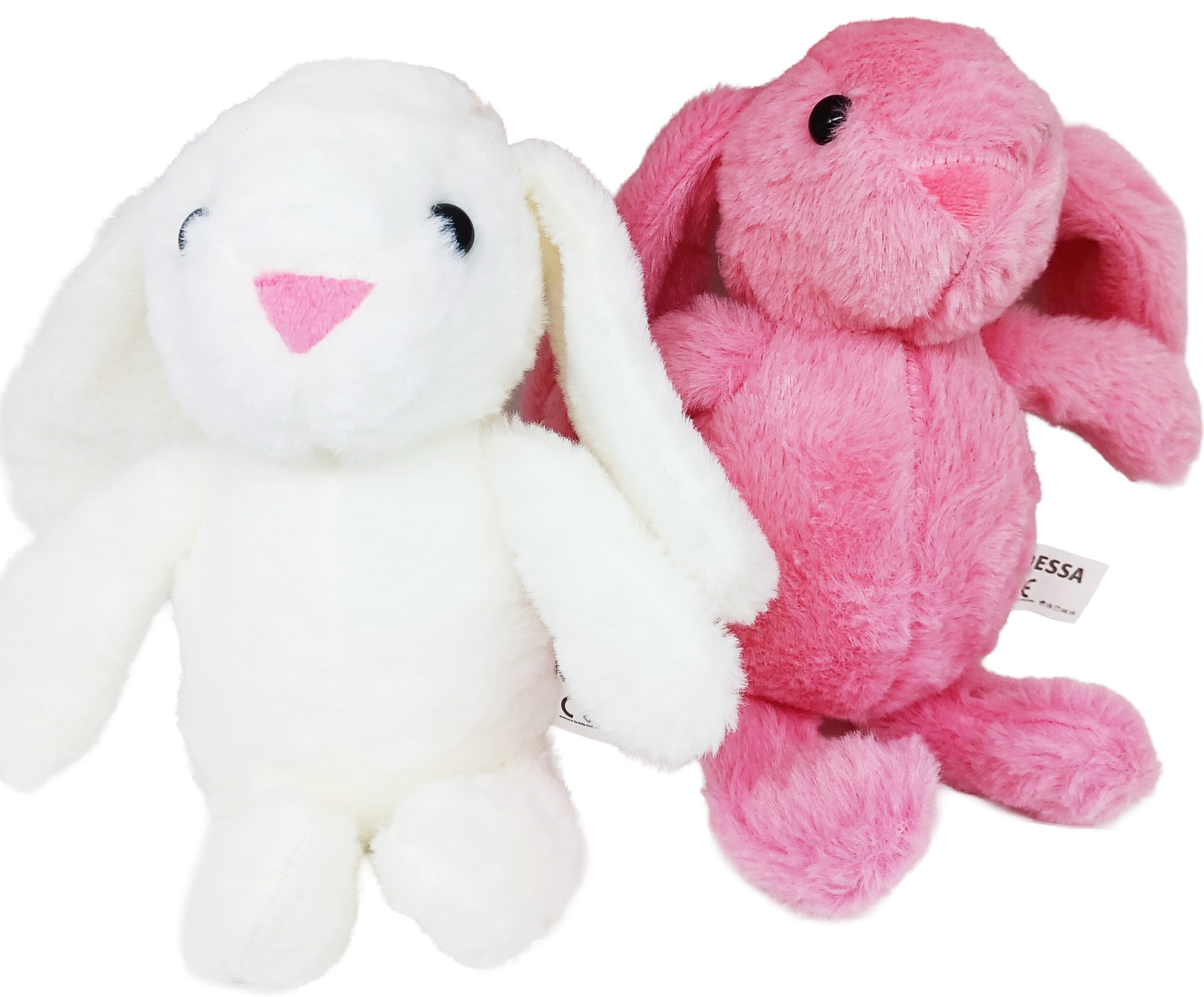 Y-D6.3 T002-004 Plush Rabbit 20cm - Mixed Colors - 1pc