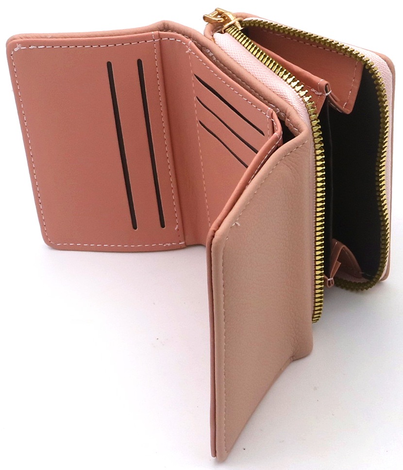 X-N6.2  WA1121-003-4 PU Wallet 11x9x4cm Pink