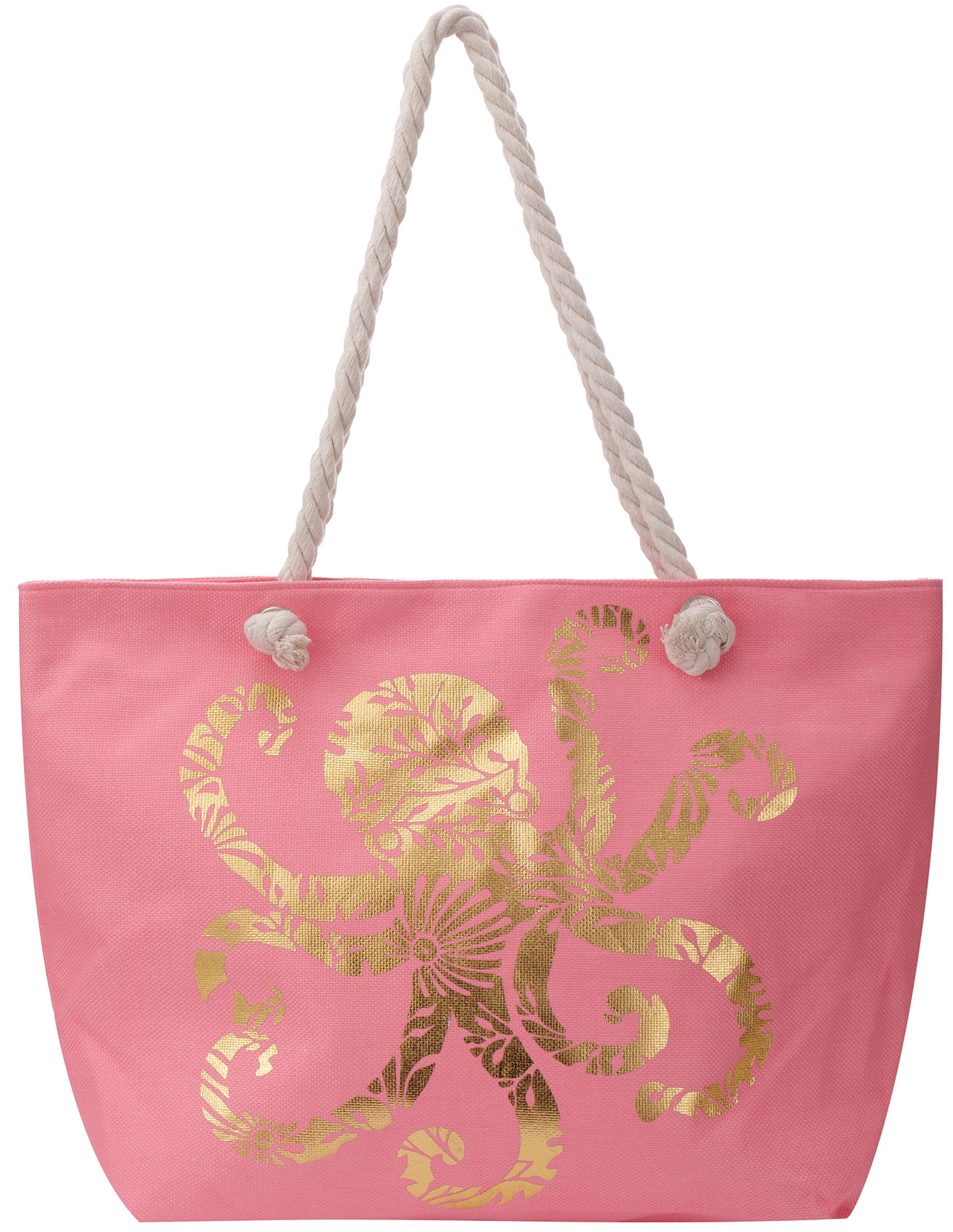 R-L8.1  BAG1115-001-4 Beach Bag Octopus 54x36x15cm