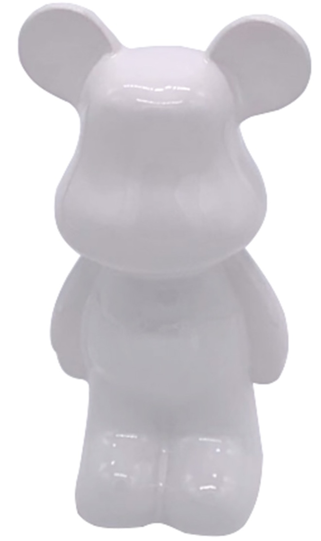 Q-D4.1 DC1048-001-7 Ceramic Bear 18cm White