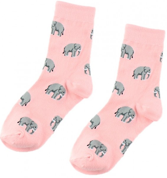 S-H2.3 SOCK2246-076-2 Pair of Socks - 38-45 - Elephant